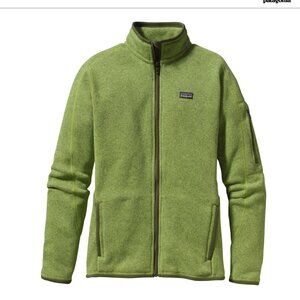 Patagonia Women's Better Sweater Jacket Lemon Lime 25541 Full Zip Knit Outdoor S